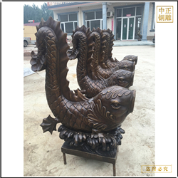 現(xiàn)貨批發(fā)銅魚(yú)雕塑